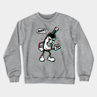 Bob the Bottle in 3D Crewneck Sweatshirt